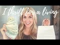 THRIFT WITH ME & THRIFT HAUL - Working From Home as a Full Time Reseller- #thrifthaul #thriftwithme