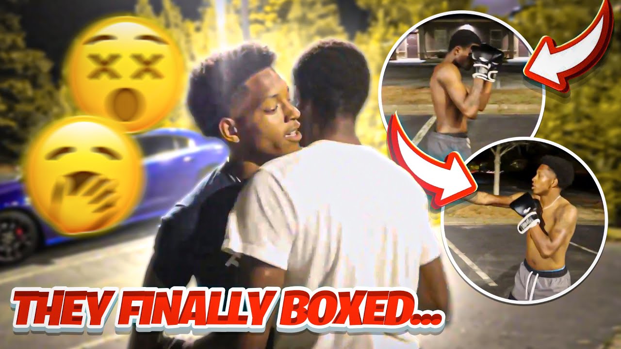 THEY FINALLY BOXED... **HE GOT KNOCKED OUT?!**