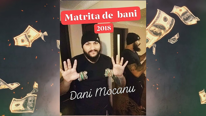 Dani Mocanu - Matrita de bani  | Official Audio
