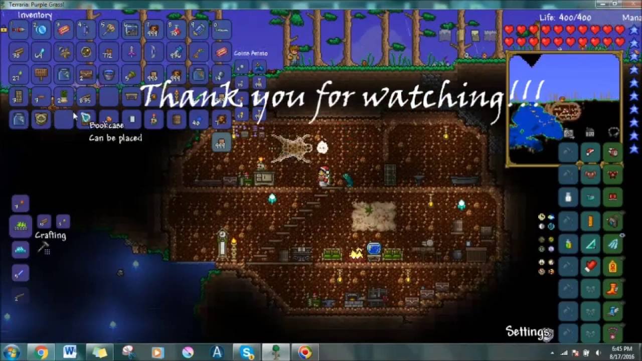 Terraria Underwater Cave Speedbuild YouTube