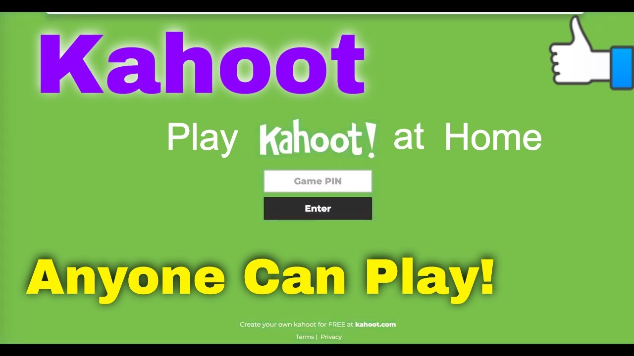 How to Play Kahoot at Home - YouTube