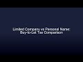 2026 Buy-to-Let Tax Alert: Limited Co vs Personal Name