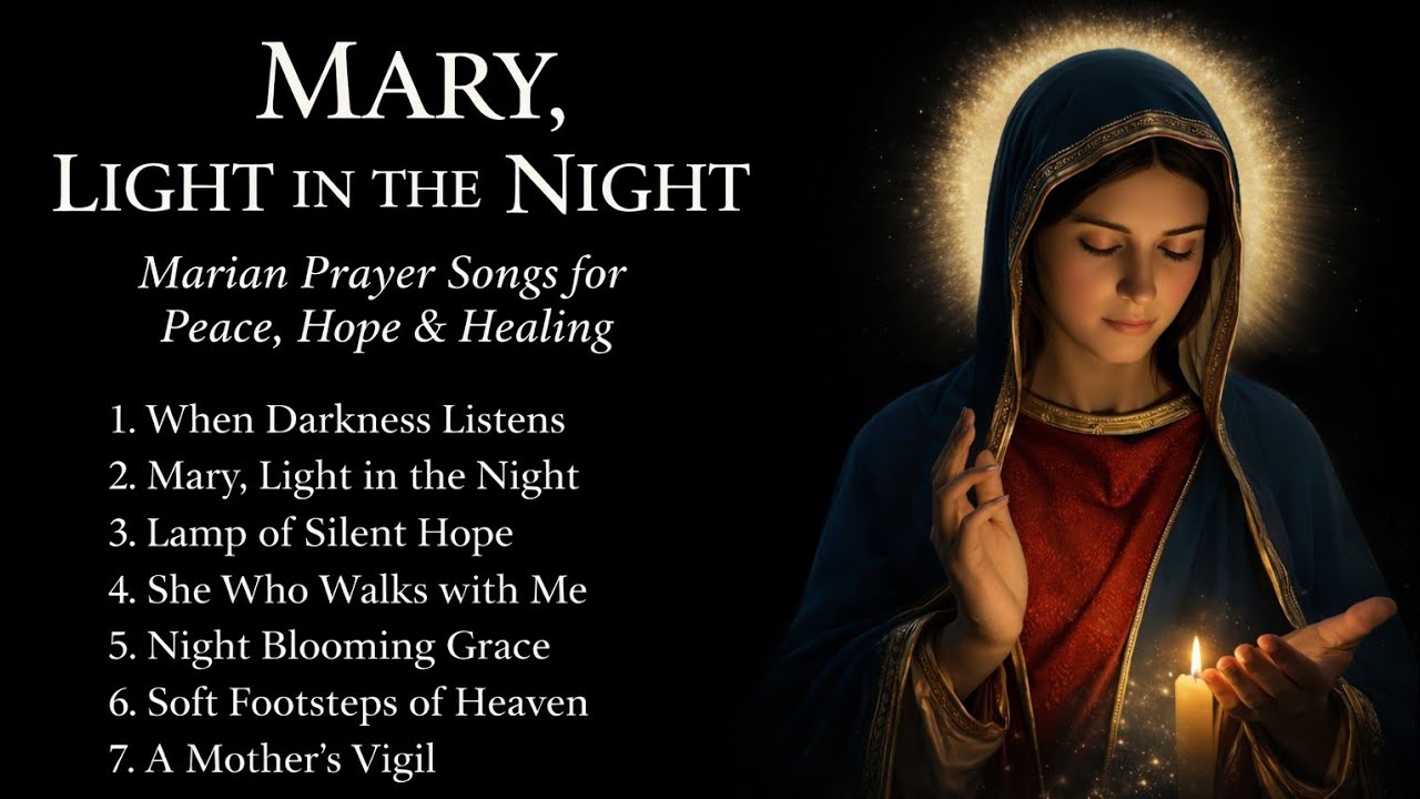 Mary, Light in the Night 🌙 | Deep Marian Prayer Songs for Peace, Hope & Healing