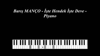 Barış Manço - İşte Hendek İşte Deve - Piyano
