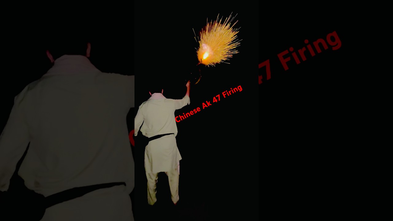 Chinese type 56 Ak47 firing 