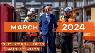 A look back at March 2024 at the BidenHarris White House.