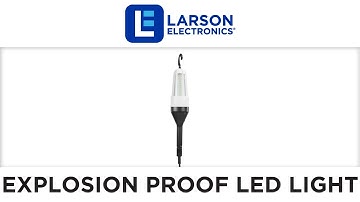 Explosion Proof LED Light - 1800 Lumens - Hand Lamp (Drop Light) - 120/277V AC - 50 foot SOOW Cord