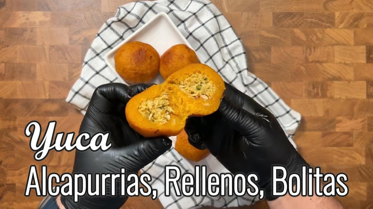 Alcapurrias de Yuca Puertorriqueñas receta facil paso a paso