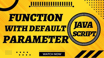 Functions with default Parameters in JavaScript complete in Urdu/Hindi | Web Coding With Bilal
