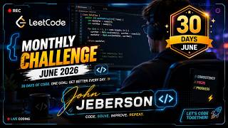 🚀 I Completed LeetCode's 30-Day June Challenge! | My Coding Journey