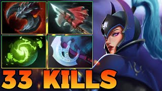 33 Kills Luna Dota 2 Luna Dota 2 Item Build Carry Safelane Guide Pro Gameplay 7.39