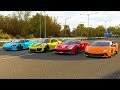 Forza Horizon 4 Drag race: Huracan Performante vs Ferrari 488 Pista vs 911 GT2 RS vs McLaren 720s