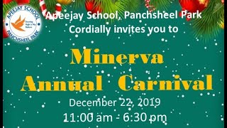 TEASER | MINERVA ANNUAL CARNIVAL 2019 | APEEJAY SCHOOL PANCHSHEEL PARK