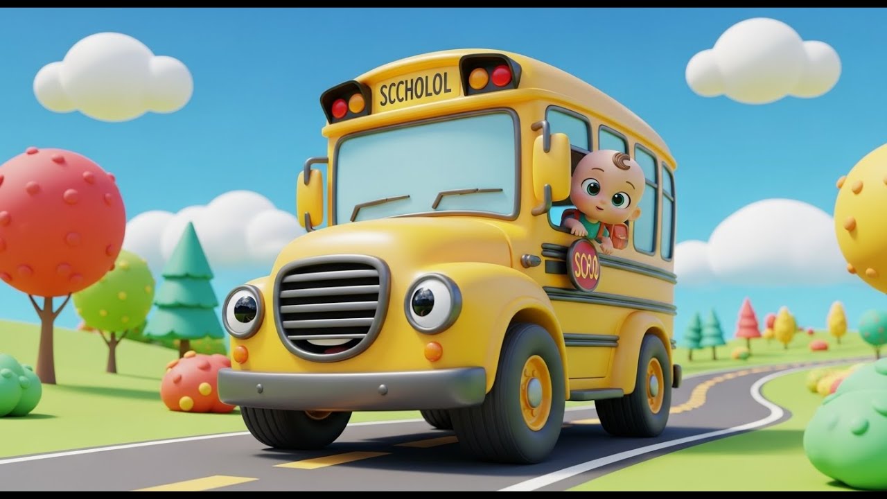 Beep Beep School Ride 🚌🎒 | Learn Vehicles and Numbers for Kids | Preschool Fun Video