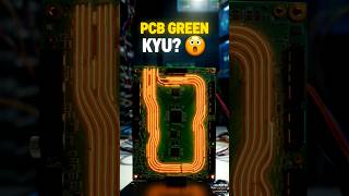 PCB Green Color Ka Secret 😳 | Electronics Facts #shorts