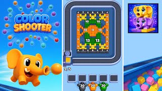 Level 30 Color Shooter Cube Sort Gameplay Walkthrough screenshot 2