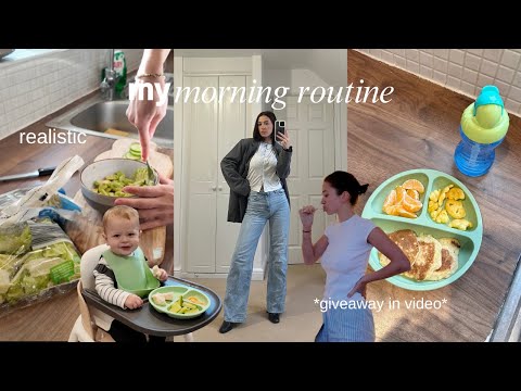 my morning routine ♡ with time stamps (mini giveaway in video)