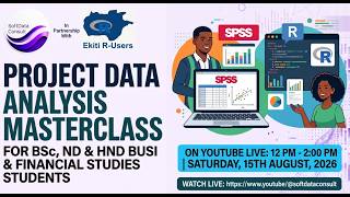 Project Data Analysis Masterclass with SPSS R BSc ND HND
