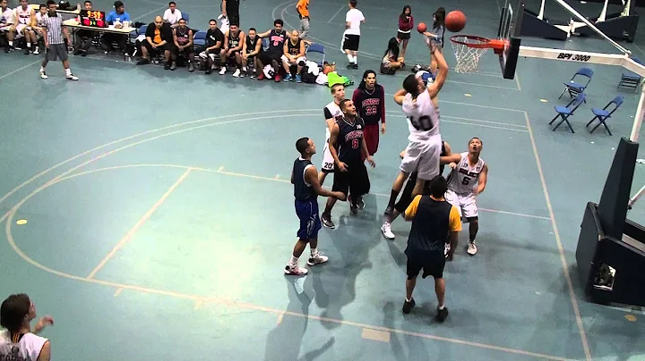 Justin Louie with the Tip Dunk
