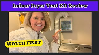 Save $$ On Your Heat Bills! Indoor Dryer Vent Kit Review!