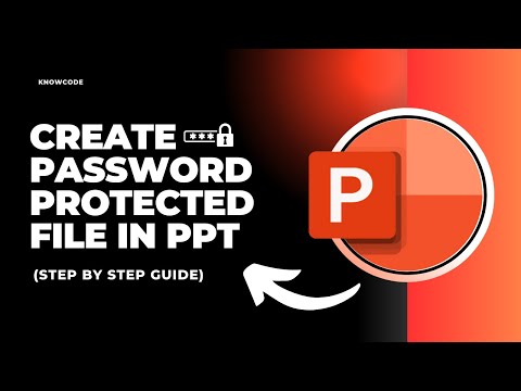How to create Password protected in Ms PowerPoint (Quick And Easy)