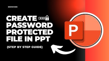 How to create Password protected in Ms PowerPoint (Quick And Easy)