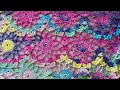 Outside the Lines Shawl - continuous crochet motifs tutorial