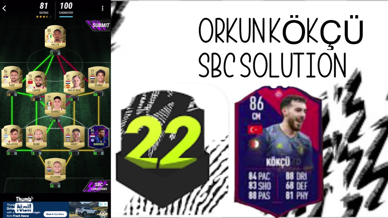 Orkun Kökçü SBC || POTM SBC (Easiest Way Possible) || MADFUT 22
