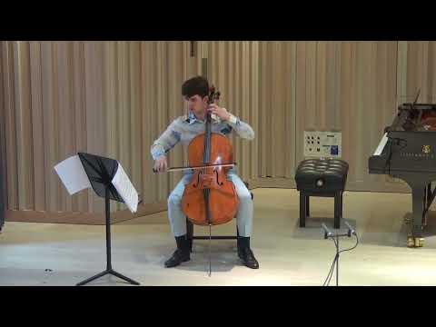 Dutilleux - III. Vivace from '3 Strophes sur le nom de Sacher' for solo cello - Hugh Mackay, cello