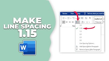 How to make line spacing 1.15 in word | Step By Step Guide