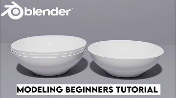 modeling 3d bowls in blender |blender tutorial