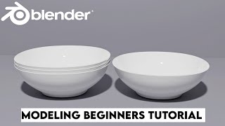 modeling 3d bowls in blender |blender tutorial screenshot 4