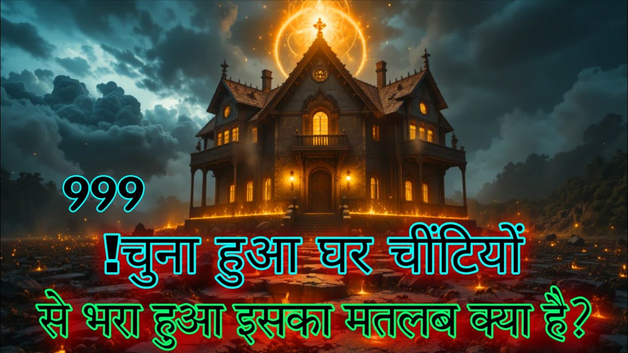 !चुना हुआ घर चींटियों से भरा हुआ इसका मतलब क्या है?The Biggest Mystery of Universe
