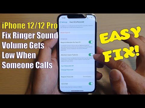 How To Turn On Ringer On Iphone 11 - iPhone 12/12 Pro: Fix Ringer Sound Volume Gets Low on Incoming Calls - Easy Fix!!!