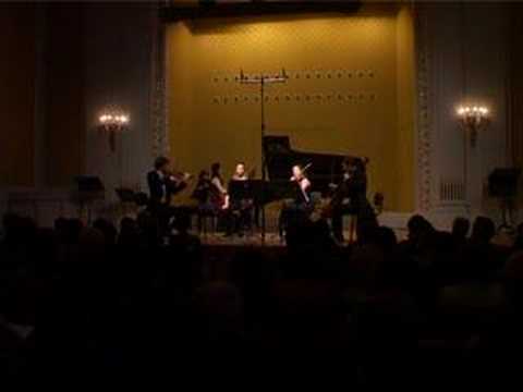 Vienna Konzerthaus April 06 Brahms Piano Quintet f-minor played by Sonoris Quartet: Martin Masan vl1, Monika Hager vl2 Nora Romanoff Schwarzberg vla, Martin Henneken vc and Chika Murata pf