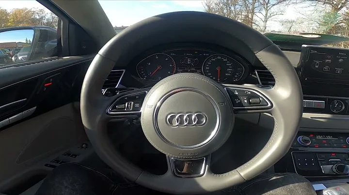 How to Check Notifications on Speedometer Display in AUDI A8 D4 ( 2010 – 2017 )