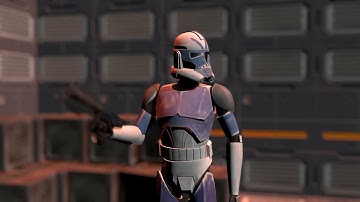 Clone Wars Animation Test - clone standing around (Blender)