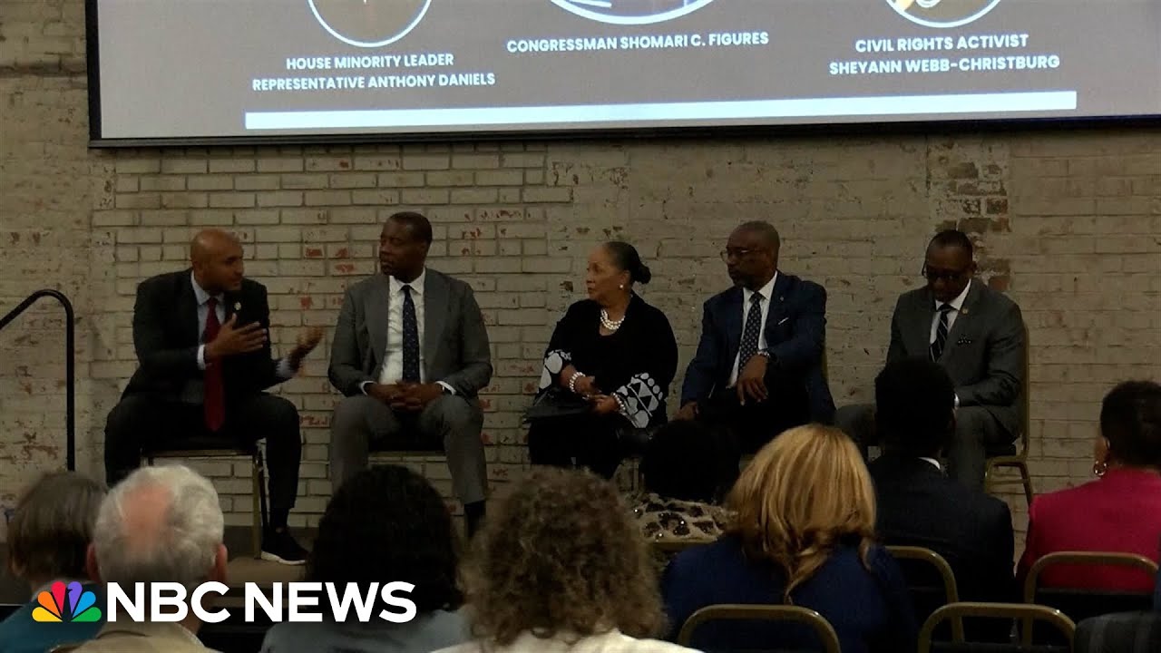 Black lawmakers speak out against Alabama redistricting plan Black lawmakers speak out against Alabama redistricting plan