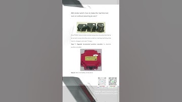 886 stroke switch, how to make the machine tool turn on without returning to zero