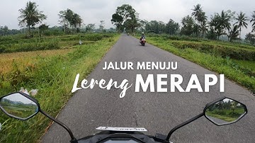 Jalur menuju LERENG GUNUNG MERAPI Bukit Klangon