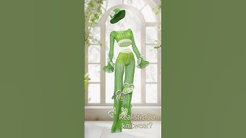 how to create amazing knit garments in CLO with orchidea3d 🧶