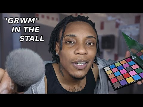 ASMR Quiet Boy Does Your Makeup In the School Bathroom 💄 | (Personal Attention)