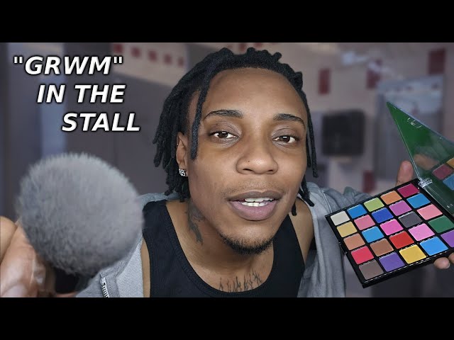 ASMR Quiet Boy Does Your Makeup In the School Bathroom 💄 | (Personal Attention)