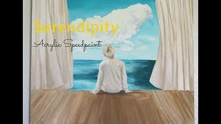 Bts Jimin Serendipity Acrylic Speedpaint