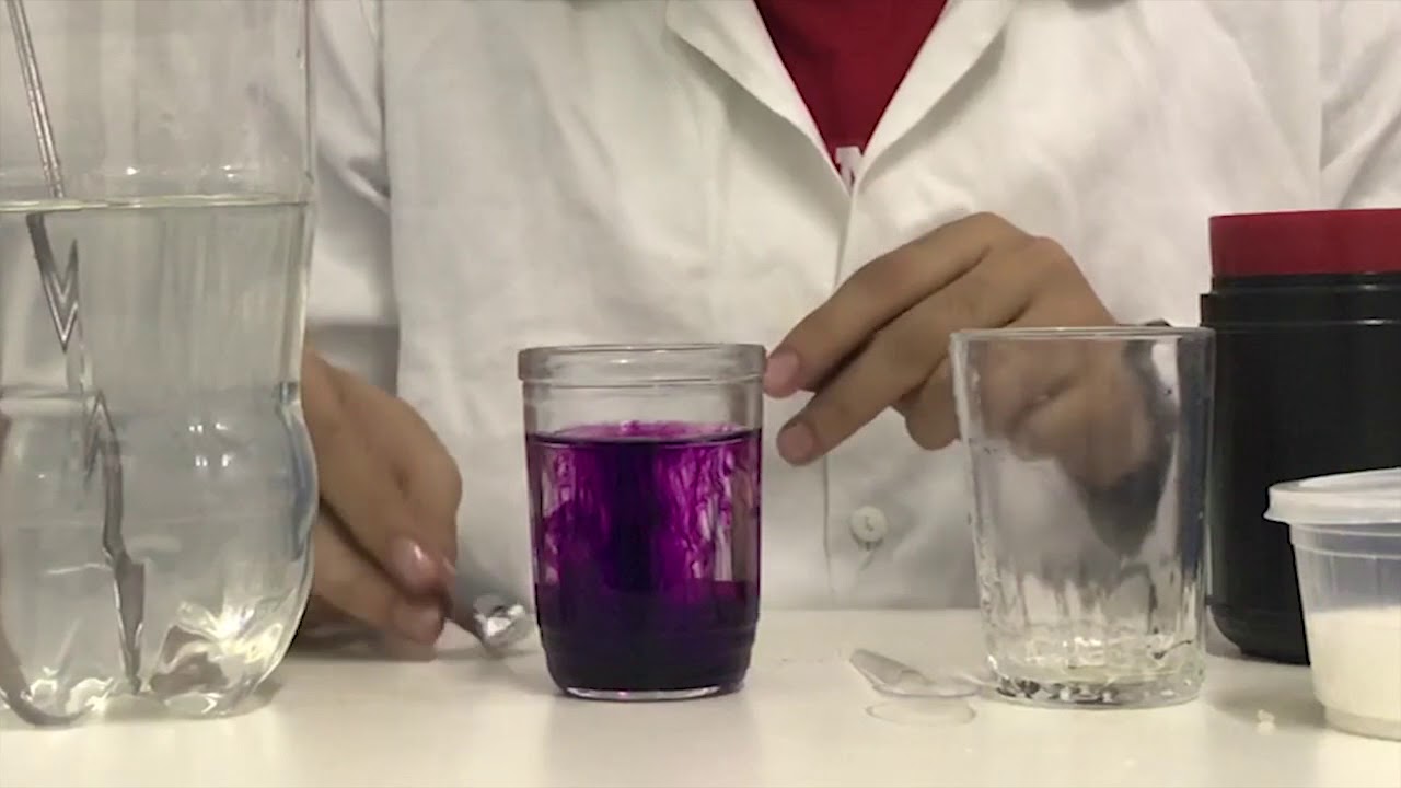Camaleão Químico - Experimento de Oxido- Redução para Feira de Ciências