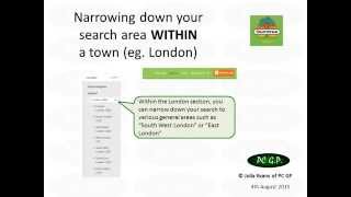 Searching for a job using Gumtree