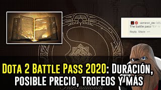 Dota 2 Battle Pass 2020: duración, posible precio, trofeos y más