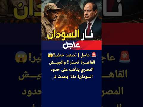 عاجل تصعيد خطير القاهرة ت حذر والجيش المصري يتأهب على حدود السودان ماذا يحدث في الجنوب