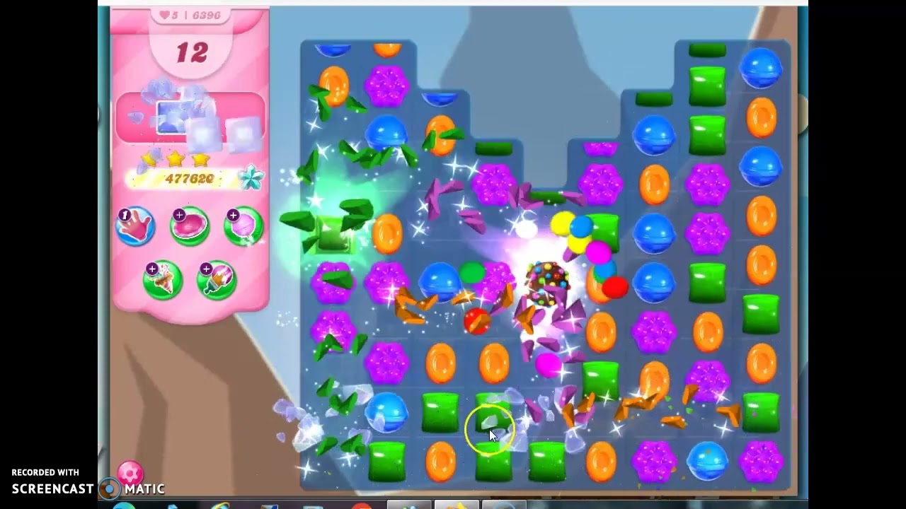 Candy Crush Saga Level 6396 No Boosters