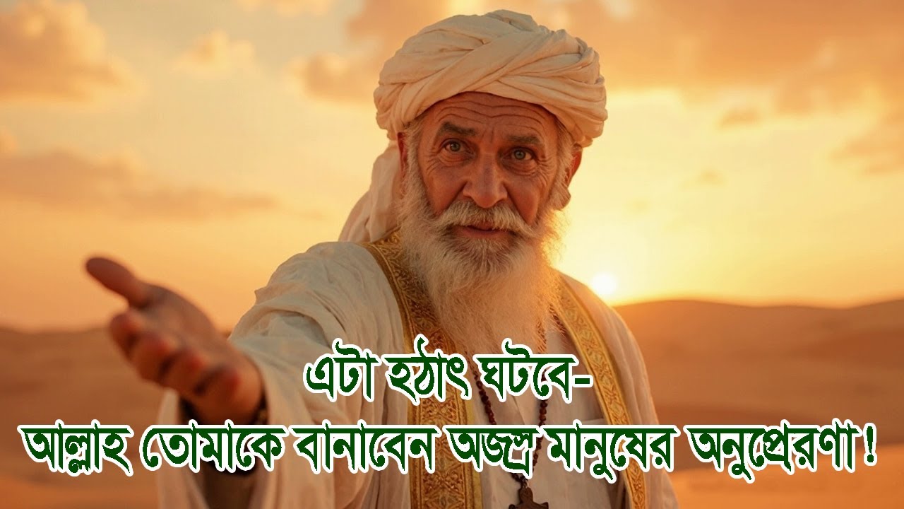 এটা হঠাৎ ঘটবে—আল্লাহ তোমাকে বানাবেন অজস্র মানুষের অনুপ্রেরণা! #দ্বীনেররাস্তা #আল্লাহরসাহায্য